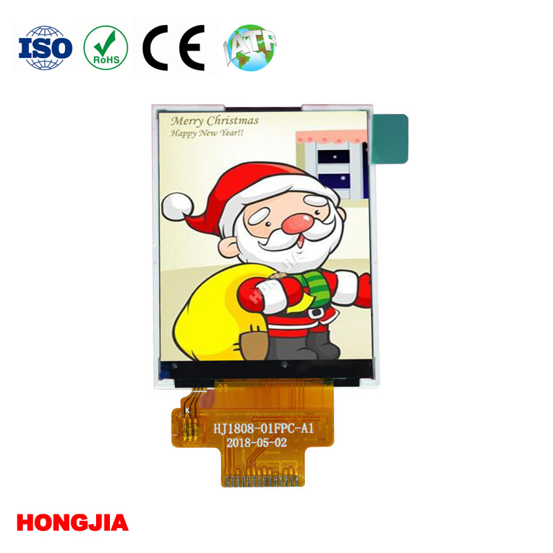 Interface de módulo TFT LCD de 1,77 polegadas SPI