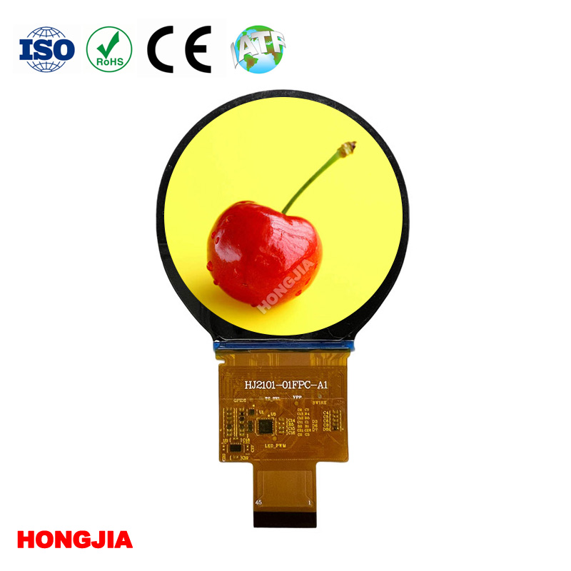 2,1 polegadas Incell redondo Lcd 480*480 QSPI/SPI/MCU