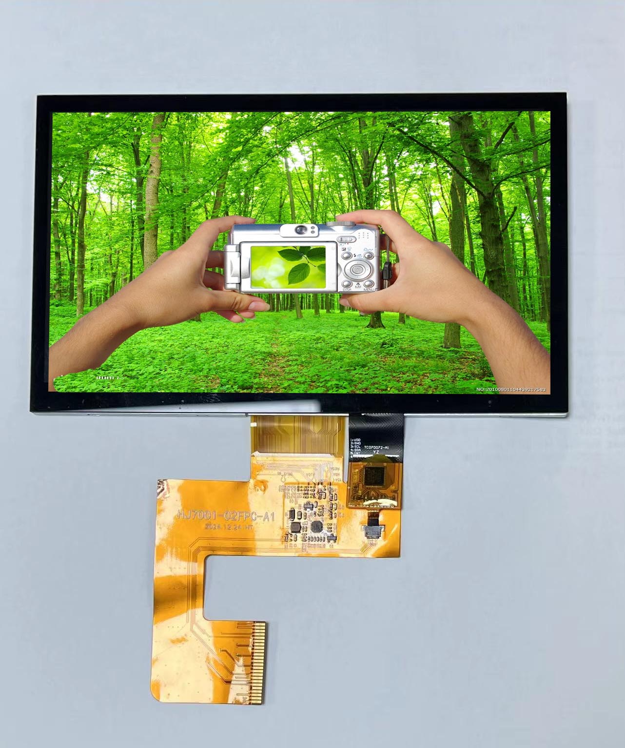 Toque de 7,0 polegadas LCD 1024*600 Interface MIPI de resolução 2 canais