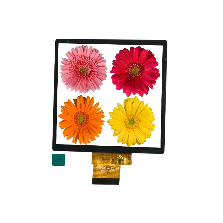 Tela LCD quadrada de 3,95 polegadas 480*480 Incell Process Leve a direção futura do painel do termostato