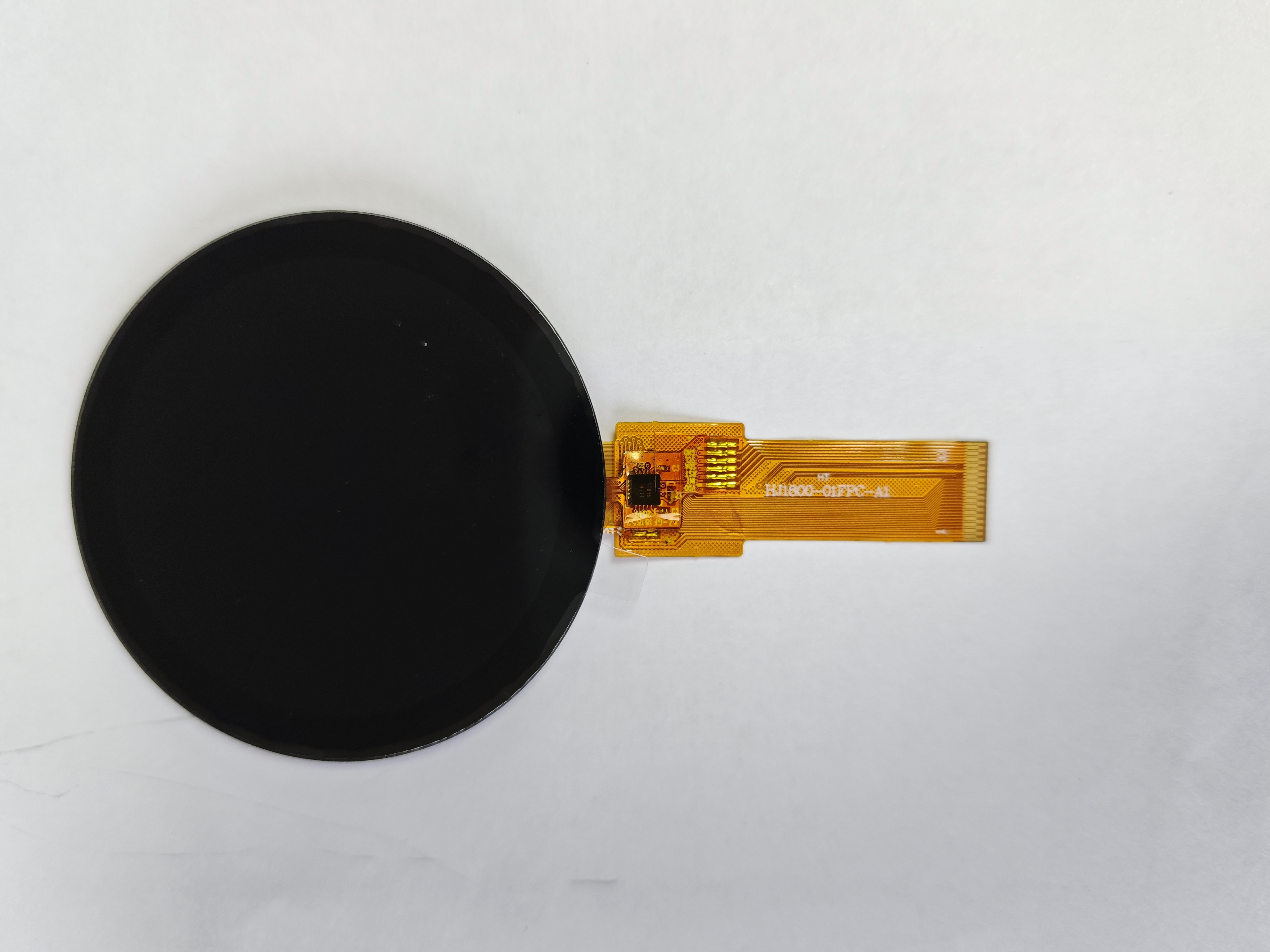 Tela redonda de 1,8 polegadas com resolução 360*360 e suporte para interfaces SPI/MCU/QSPI/MIPI