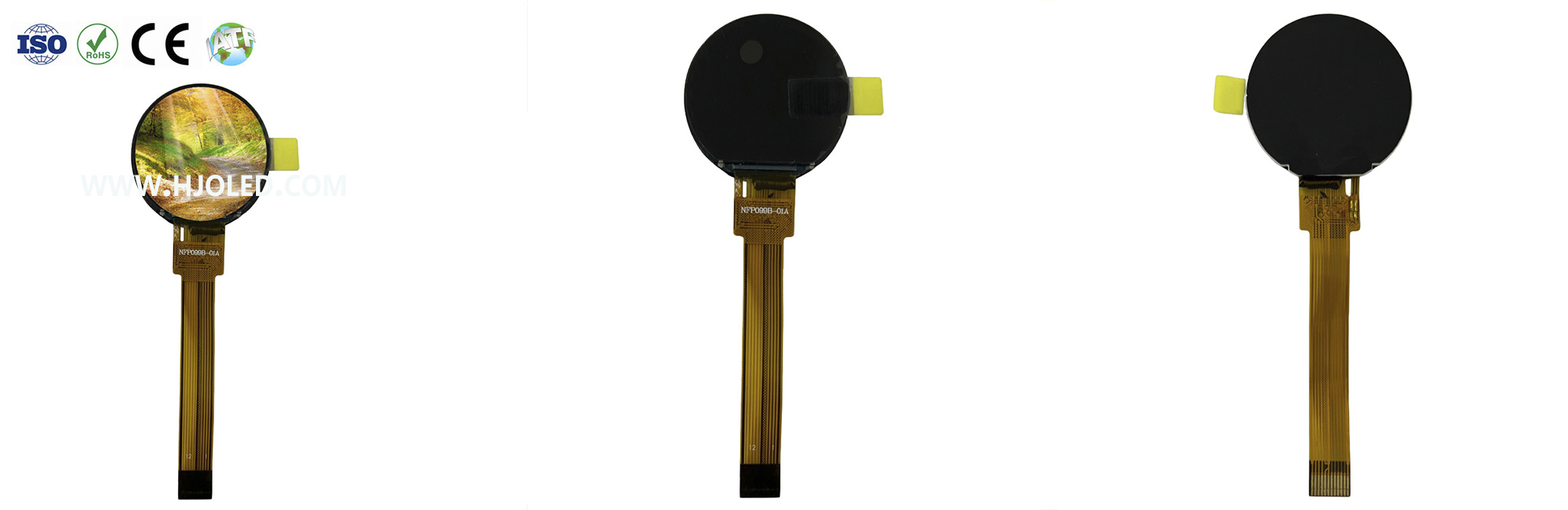 Tela LCD redonda de 0,99 polegadas: tamanho pequeno, grandes utilizações