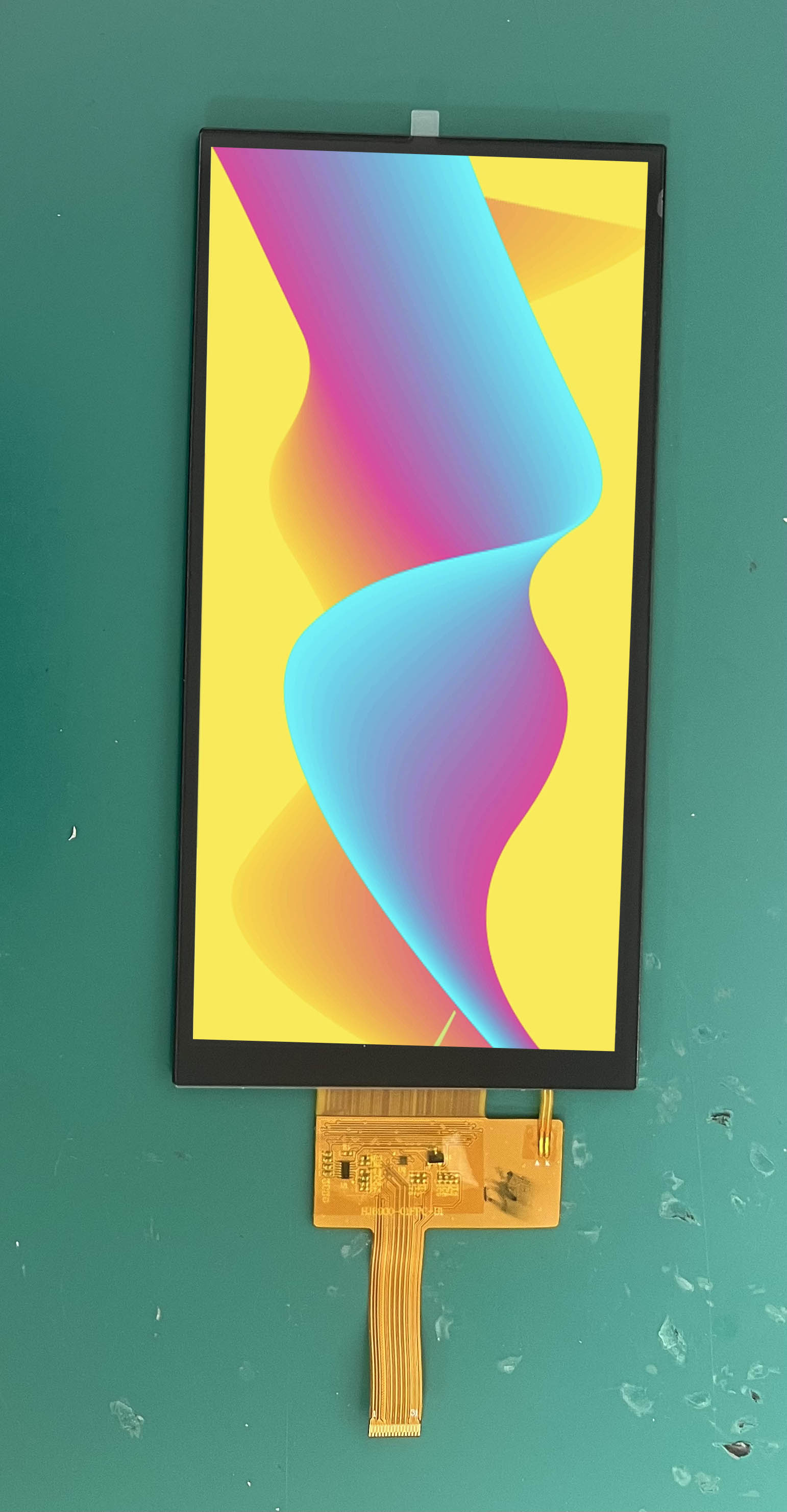Tela sensível ao toque IPS In-Cell de 6,9 ​​polegadas para termostatos Dual-86 com resolução de 720x1440