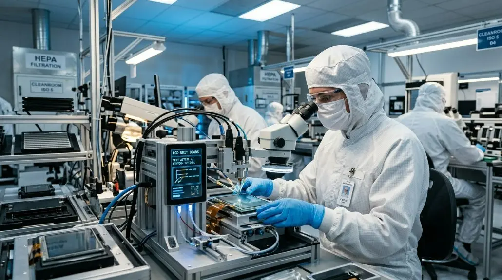 Principais fábricas de telas de cristal líquido dos EUA: soluções de LCD personalizadas em conformidade com 2026