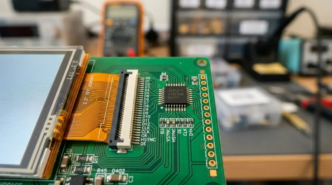 Guia definitivo de LCD TFT de 2,3 polegadas: conformidade com IoT 2026 e integração JD9161C na China