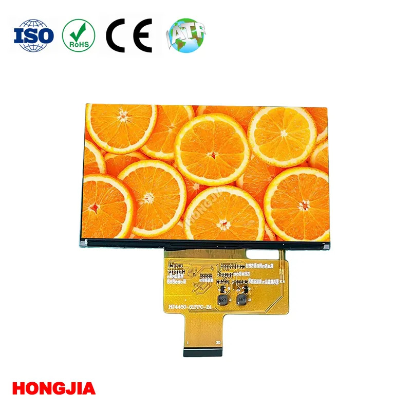 Tela horizontal TFT LCD de 4,45 polegadas com resolução de 1920 * 1080, interface LVDS e alta taxa de atualização de 120 Hz