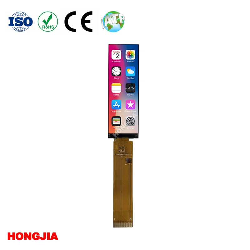 Por que o monitor tipo barra de 2,86 polegadas e 220×648 é a escolha inteligente para designs de interface compactos?