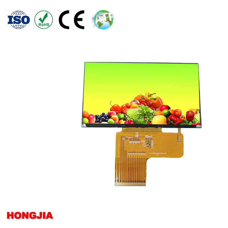 Tela horizontal TFT LCD de 4,45 polegadas com resolução de 1920 * 1080, interface LVDS e alta taxa de atualização de 120 Hz