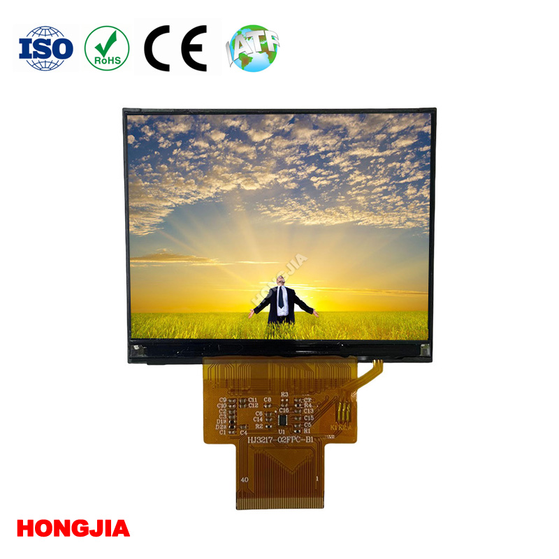 Painel LCD horizontal de 3,17 polegadas 1024*768 RGB 16/18/24BIT