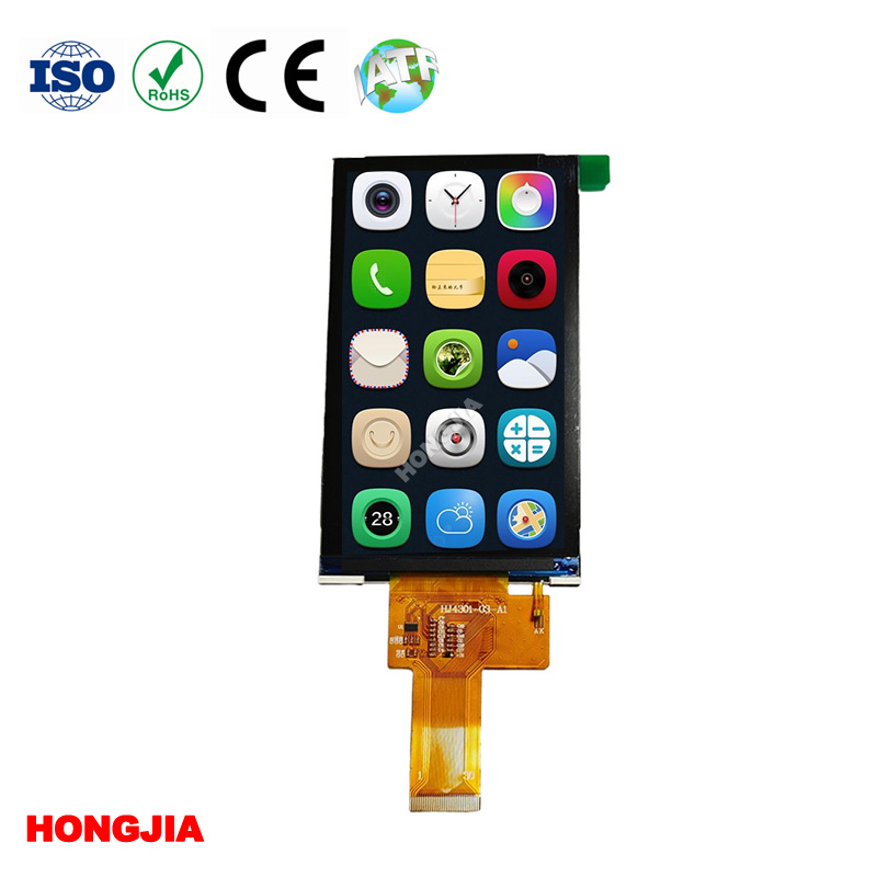 4. Interface 480x800 de 3 polegadas MCU