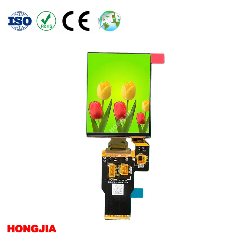Tela AMOLED de 450x600 e 2,4 polegadas
