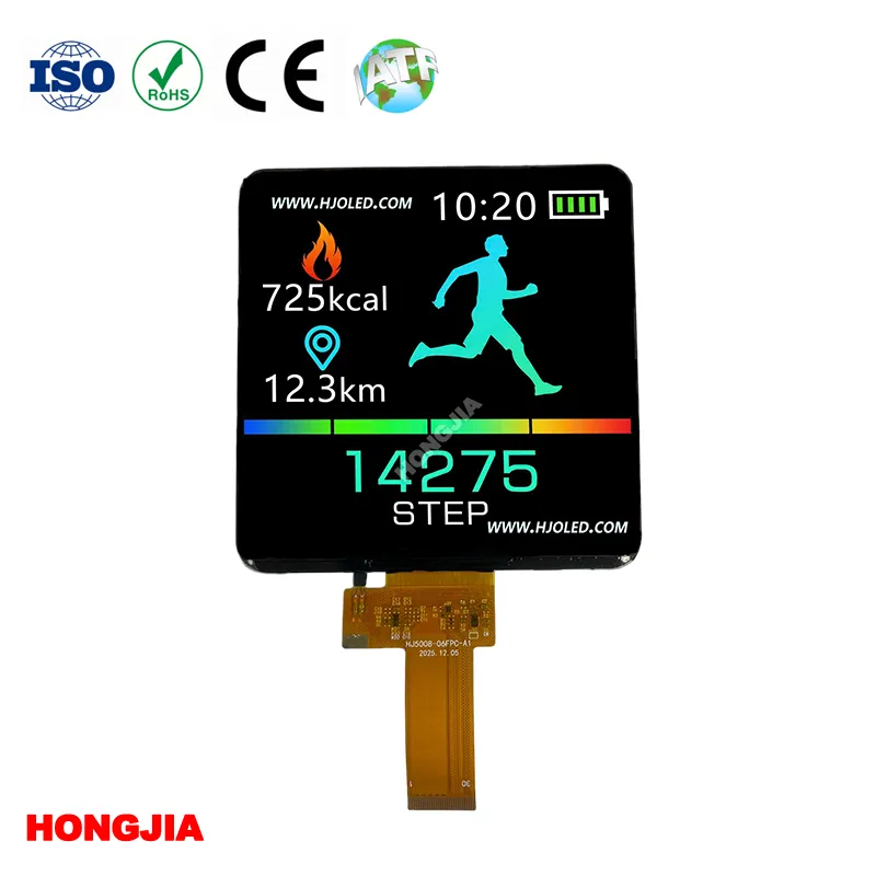 Tela LCD quadrada de 5,5 polegadas 720x720 incell com toque